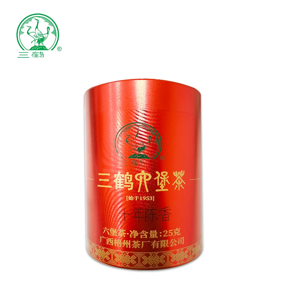 【十年陈香】三鹤六堡茶2013年陈化特级老陈茶25克广西梧州茶厂