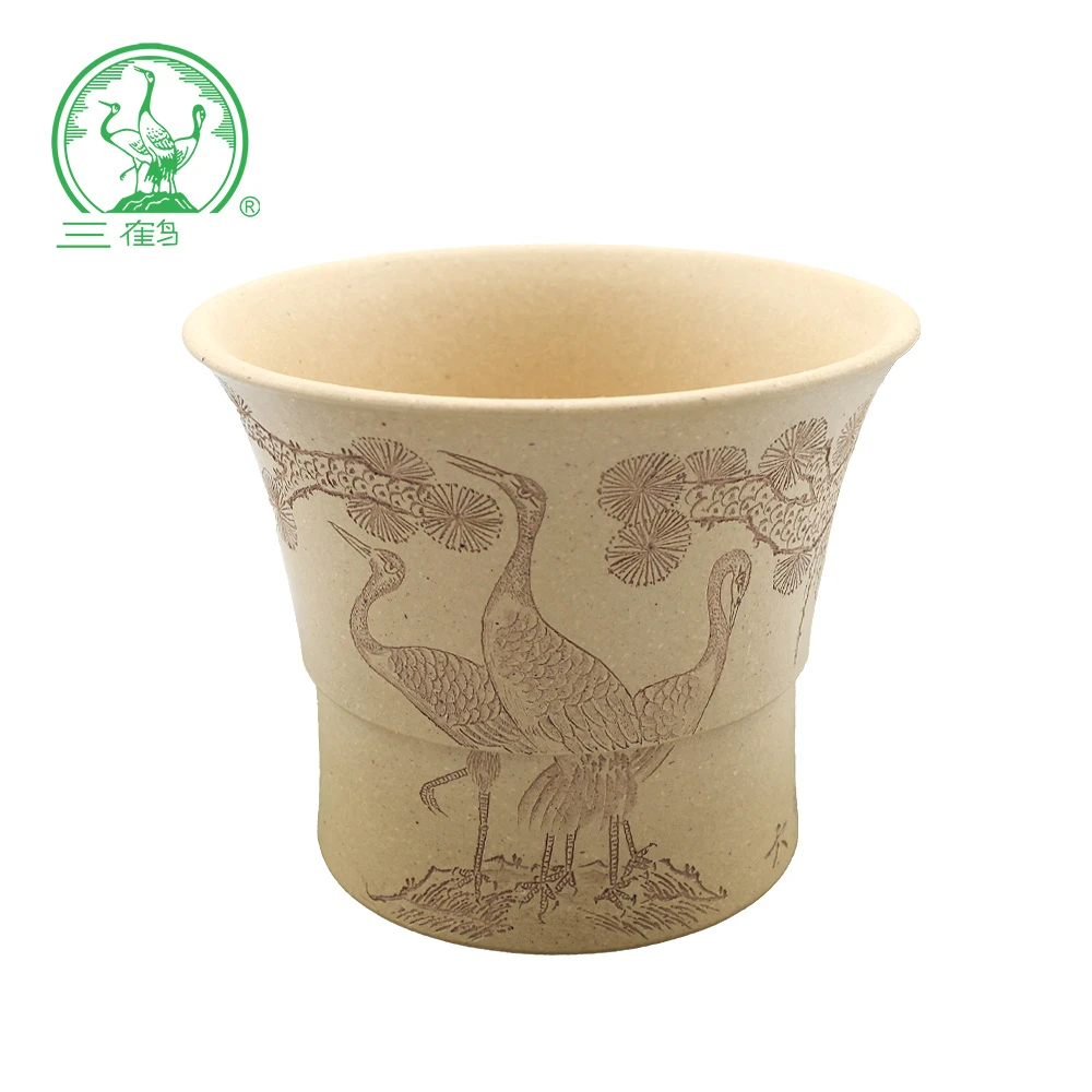 【莲台杯】瑞鹤呈祥 （本山绿泥）款