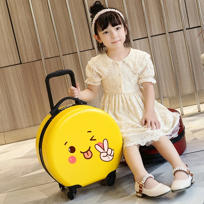儿童行李箱小型18寸男女宝宝卡通旅行箱万向轮登机拉杆箱定制logo