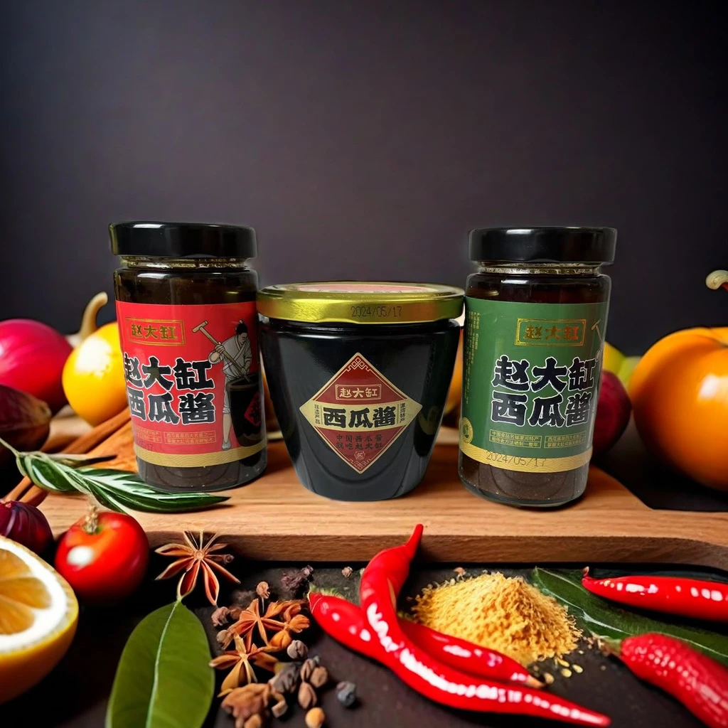 赵大缸赵大缸西瓜酱豆河南特产熟酱辣椒黄豆酱下饭拌面拌饭夹馍酱