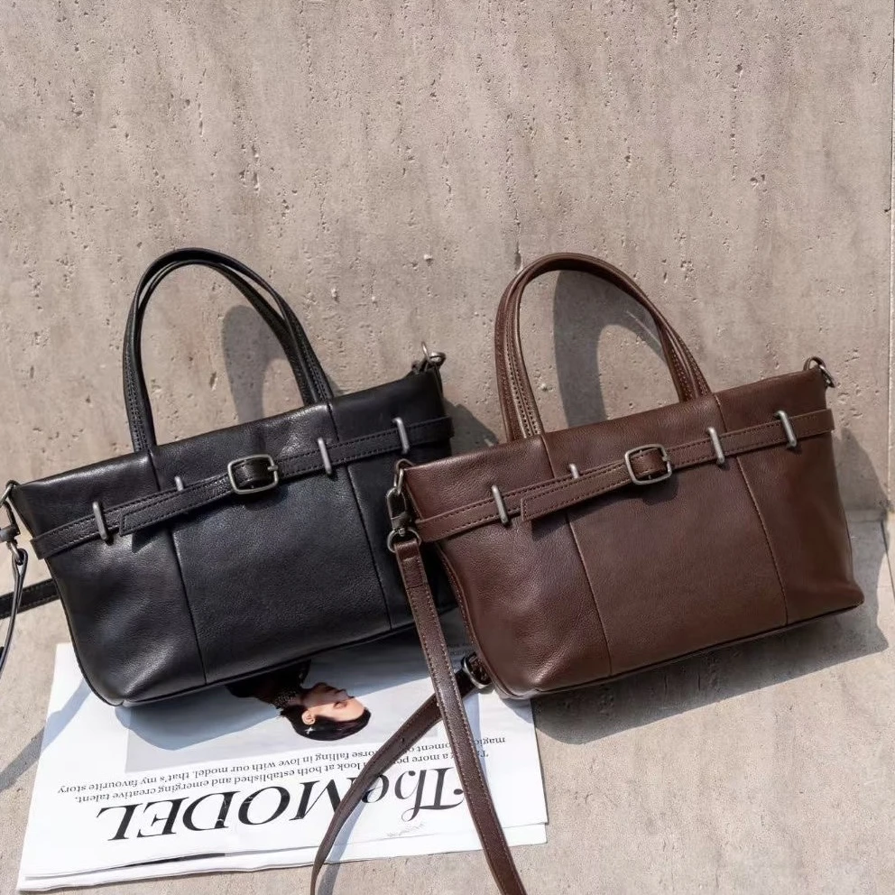 头层牛皮shoutixiekyab百搭单肩