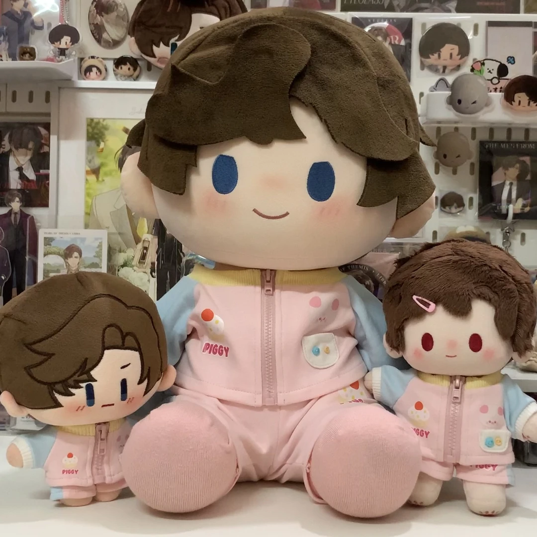 【现货】笨大熊家40cm娃衣坐体棉花娃娃衣服坐姿粉色玩偶衣服