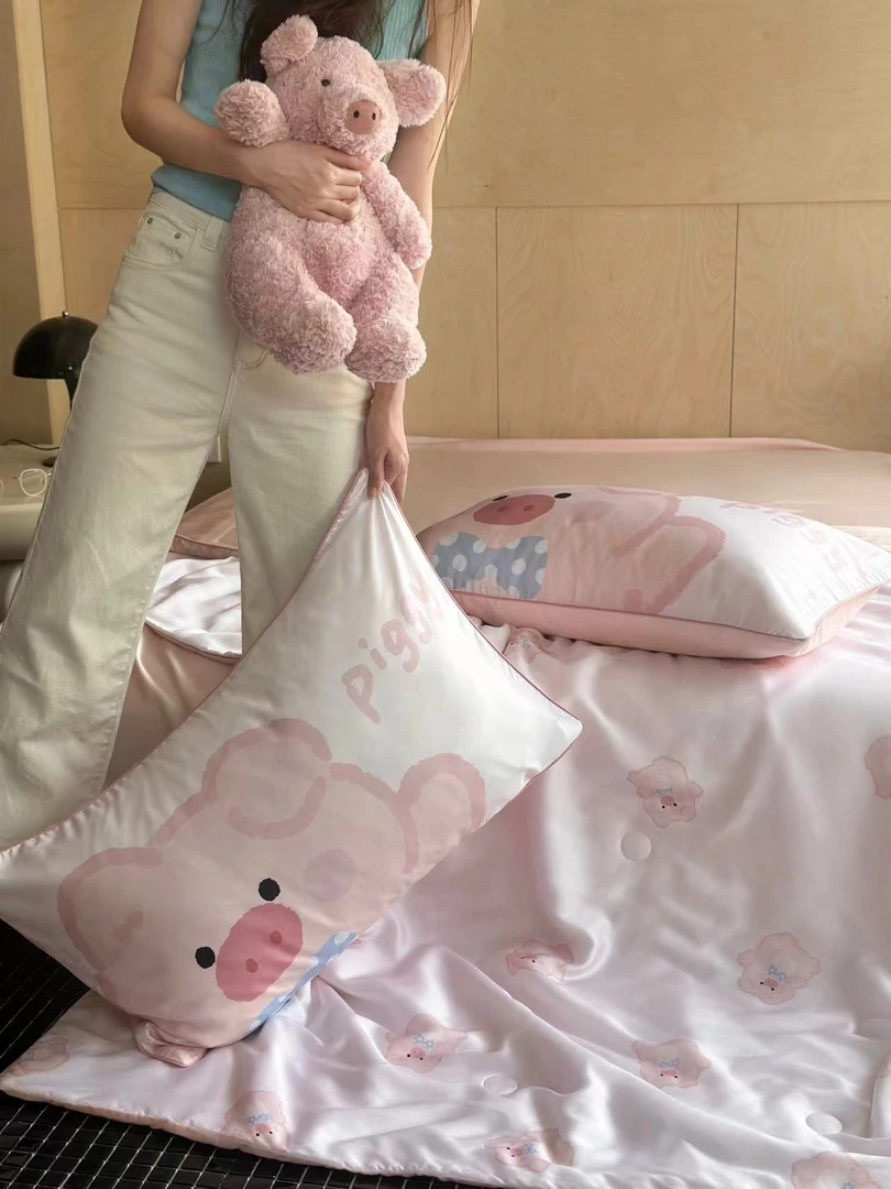 【夏季单品】A类凉感颜值款60s兰精天丝卡通 夏凉被 可机洗