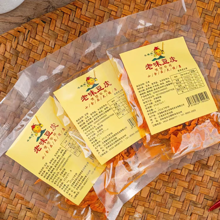 斗浆军儿时老味道老味/麻辣豆皮150g*3袋装包邮延边小菜素肉素食