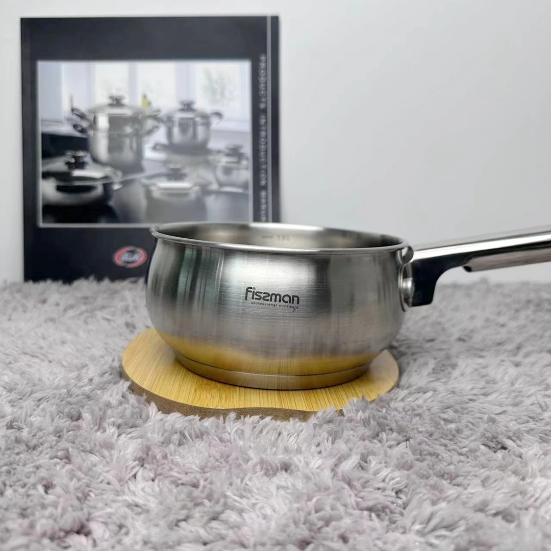 fiszman18/10不锈钢加厚单柄奶锅14*7cm