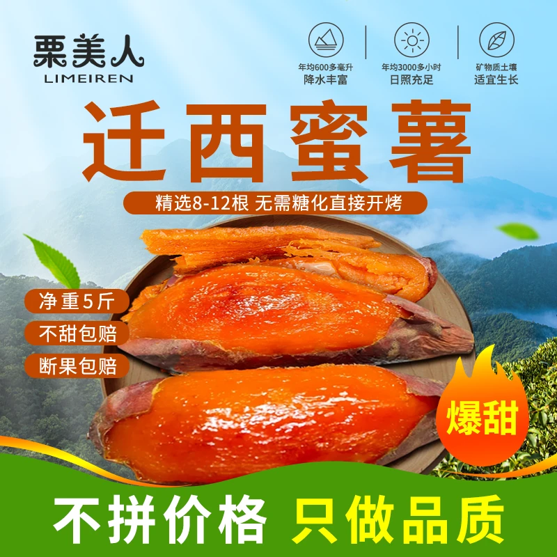 栗美人迁西蜜薯流糖流蜜香甜软糯线下烤薯同款