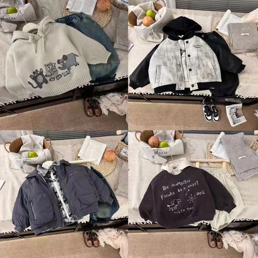 【MM冬款601单件】儿童男女童超酷韩版洋气小童套装休闲百搭套装