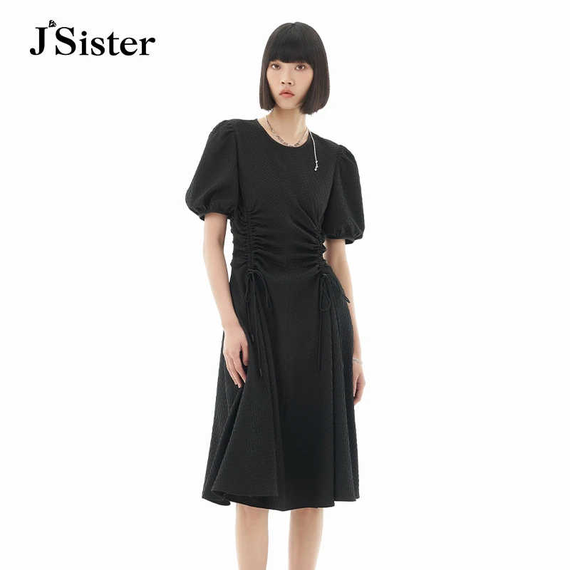 jsister夏季新品连衣裙 JS女装时尚经典法式