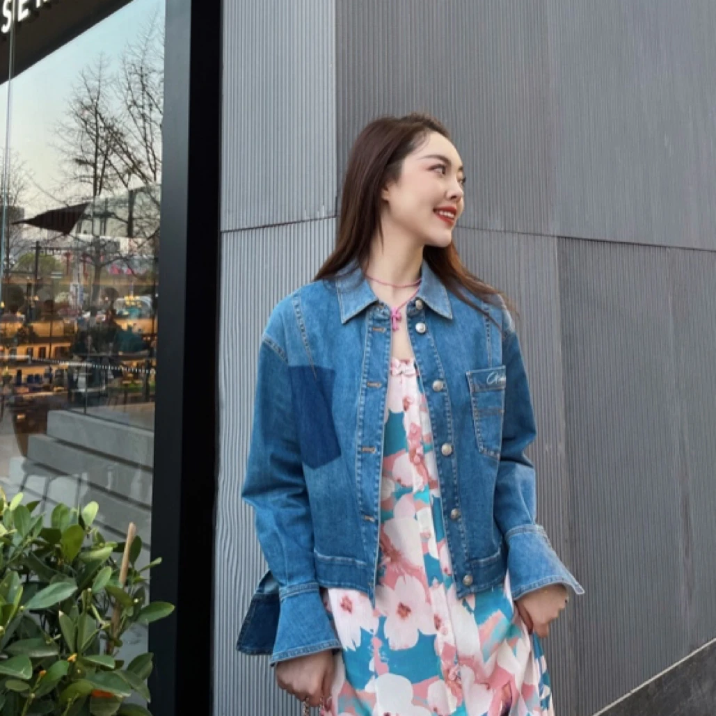 GIRDEAR/哥弟造型女装牛仔外套1300713