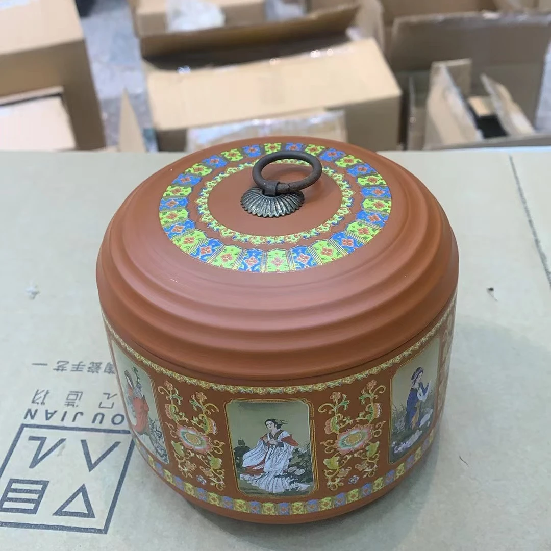 四大美人茶叶罐紫砂11PG01