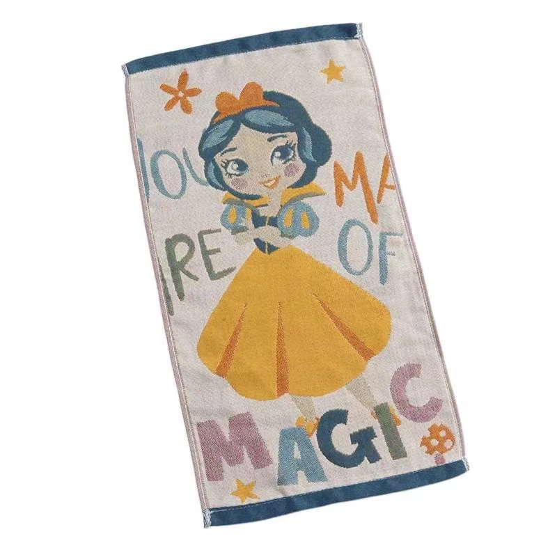 儿童洗脸纱布毛巾纯棉纱布全棉不掉色25*50