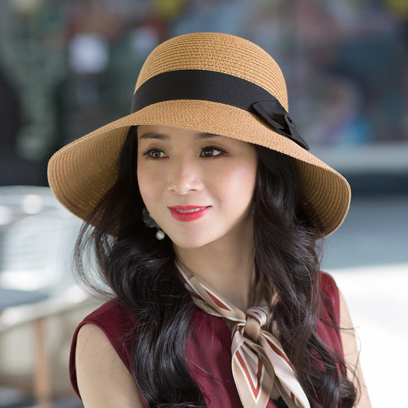 4243帽子女夏遮阳防晒遮脸渔夫帽子女夏遮阳防晒遮脸渔夫帽