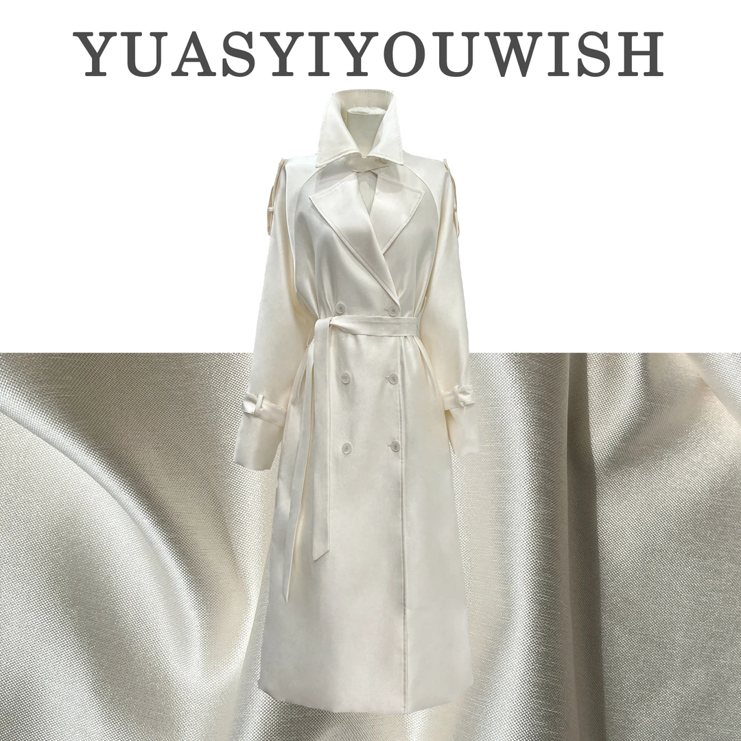 YUASYIYOUWISH|“旅行风衣”设计师版型垂顺有型系带风衣外套