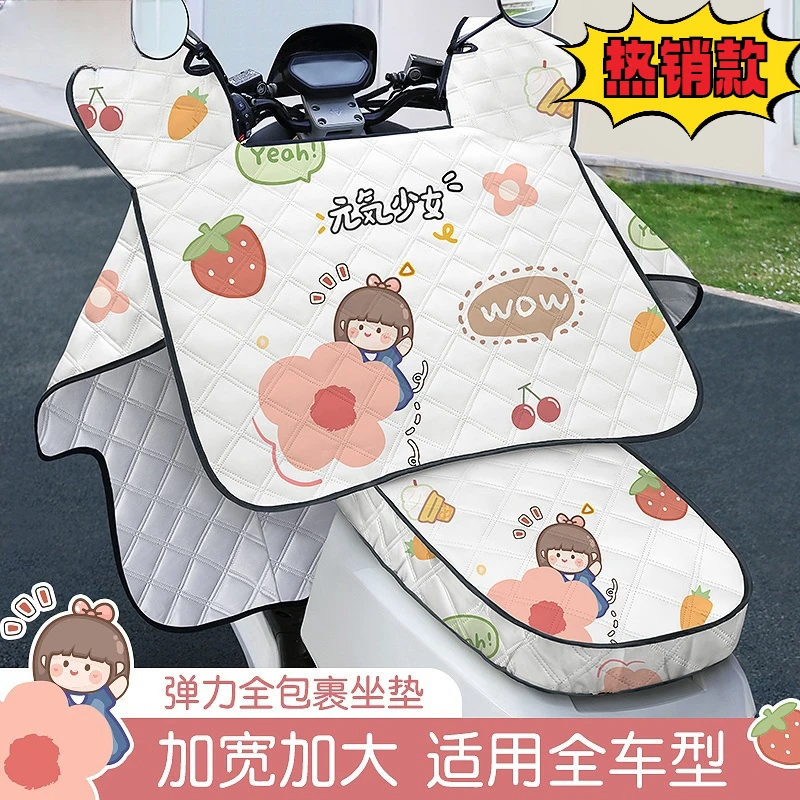 电动车挡风被四季通用夏天防水防晒柔软大电瓶车春秋小车防风罩YP
