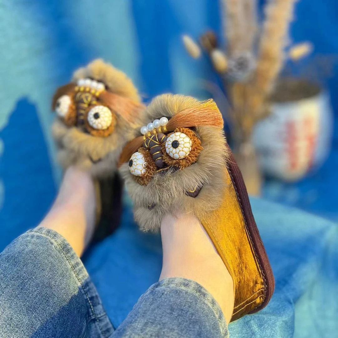 西楚美拉德虎头-【新款-西楚XICHU手工千层底布鞋】