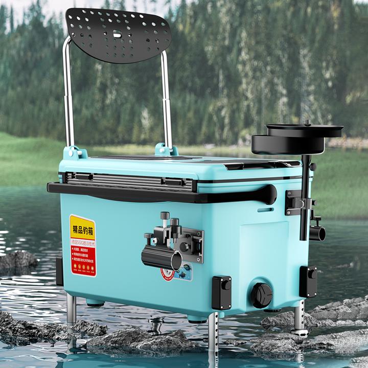 钓鱼鱼竿钓箱超轻多功能保冷台钓全套轻量大容量免安装钓椅钓鱼箱