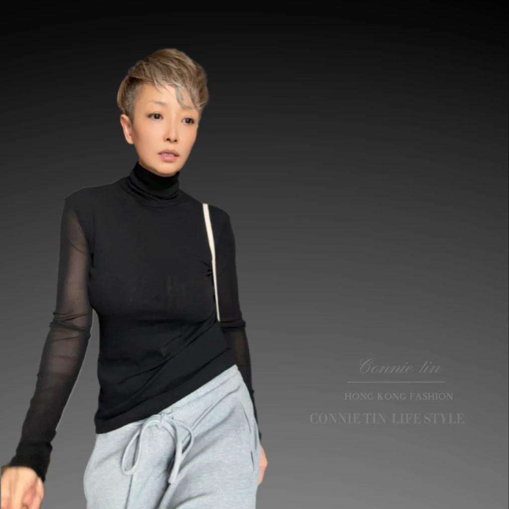 CONNIE TIN 【福利】经典抗毛打底网纱T恤