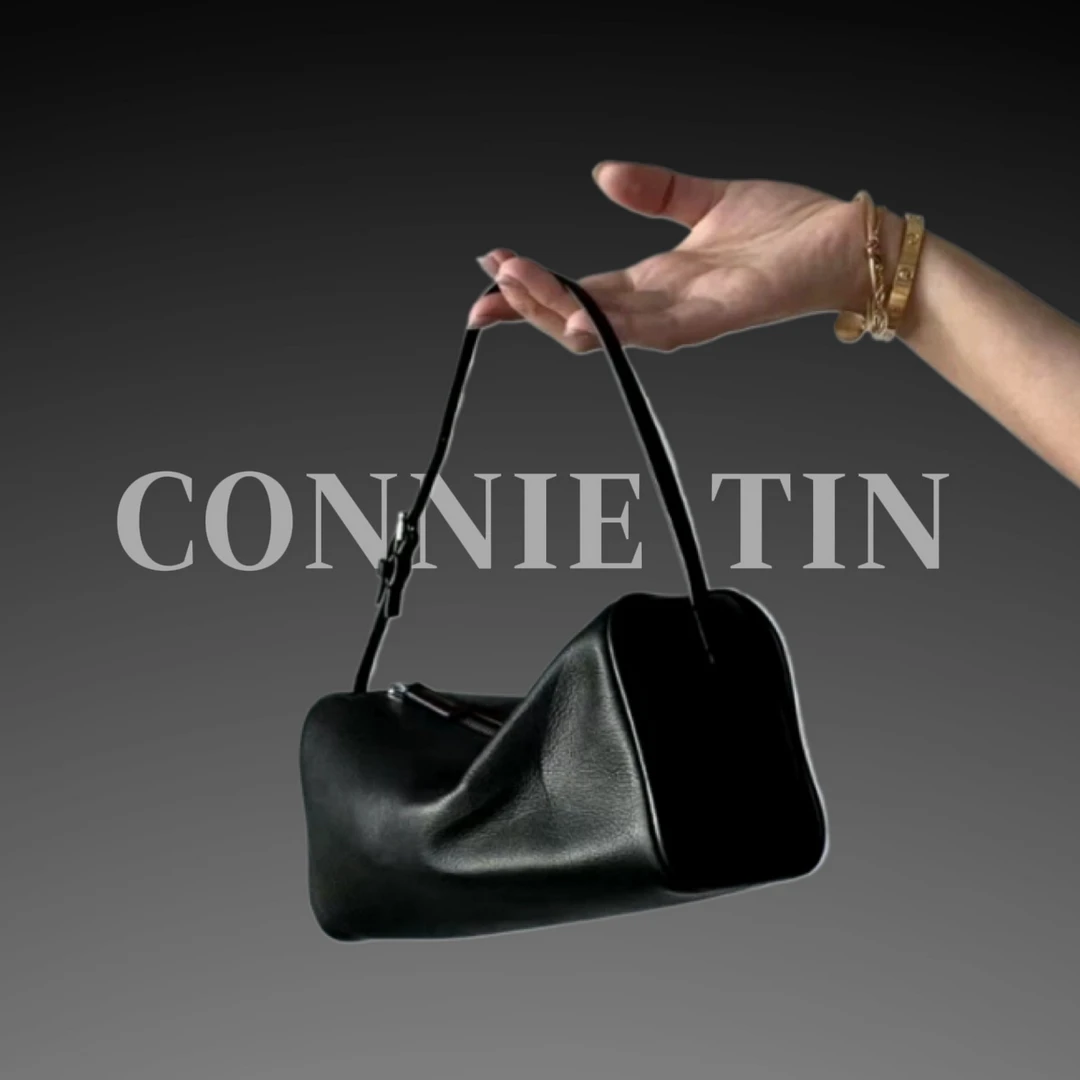 TIN CONNIE  极简轻奢真皮百搭小包