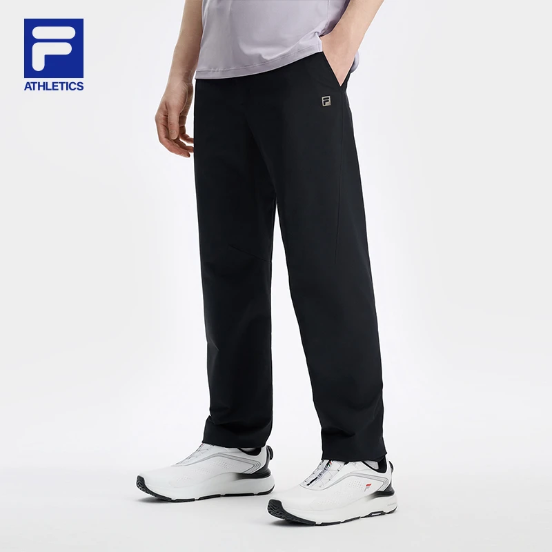 Fila/斐乐男士【斐护裤吧通勤裤】新款腰带孔直筒运动裤A11M431812F