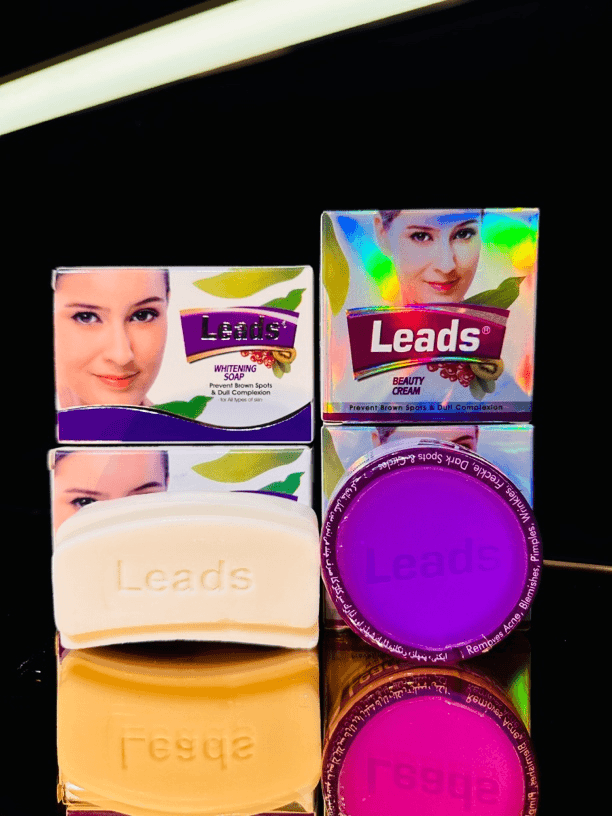 Leads/美白香皂➕美白霜【到手2个产品】润肤