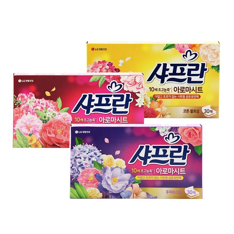 韩国进口柔顺香纸家用 【到手3盒3种香味】柔软