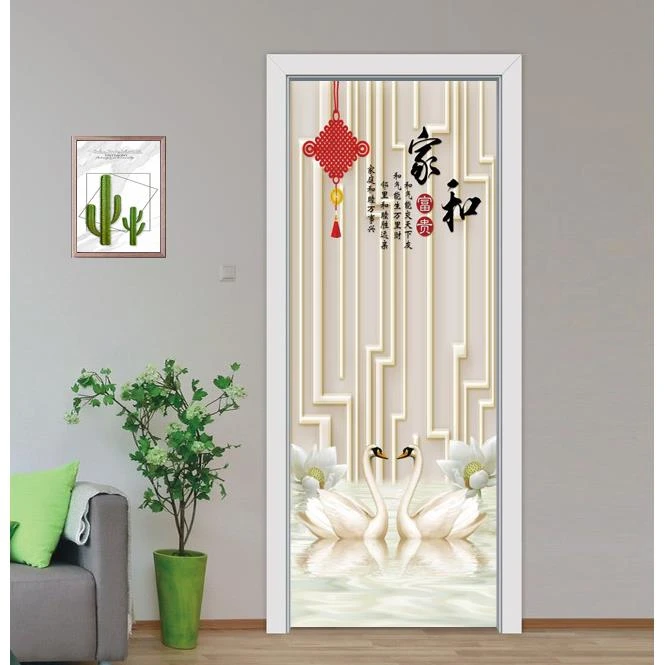 门贴纸整张木门翻新自粘卧室个性创意房间北欧装饰电梯宿舍墙mt44