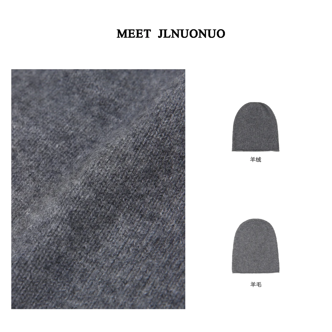JDL  高定【艺术生】秋冬羊毛针织冷帽