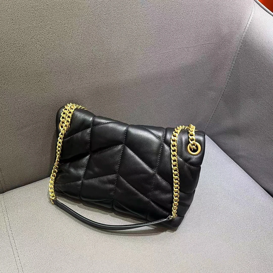 【A042-云朵】黑色云朵单肩时尚女士包真皮秋冬百搭休闲轻奢