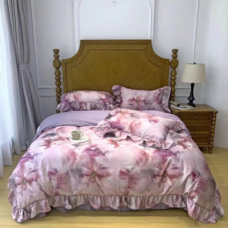 【诚实家】高端长绒棉四件套法兰克福展会系列-夕颜