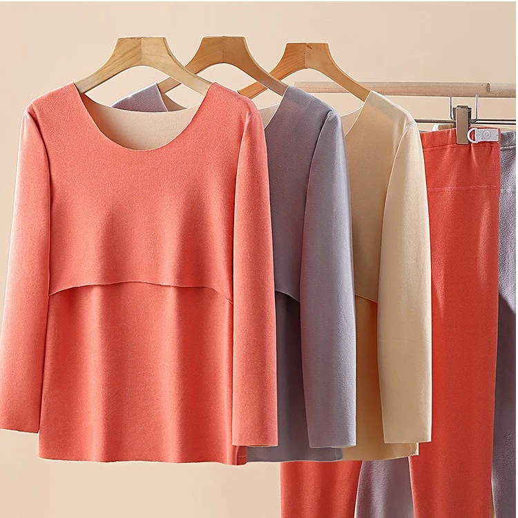 保暖加绒孕妇冬月子服连衣产妇哺乳衣产后外出高端新款产后月子服