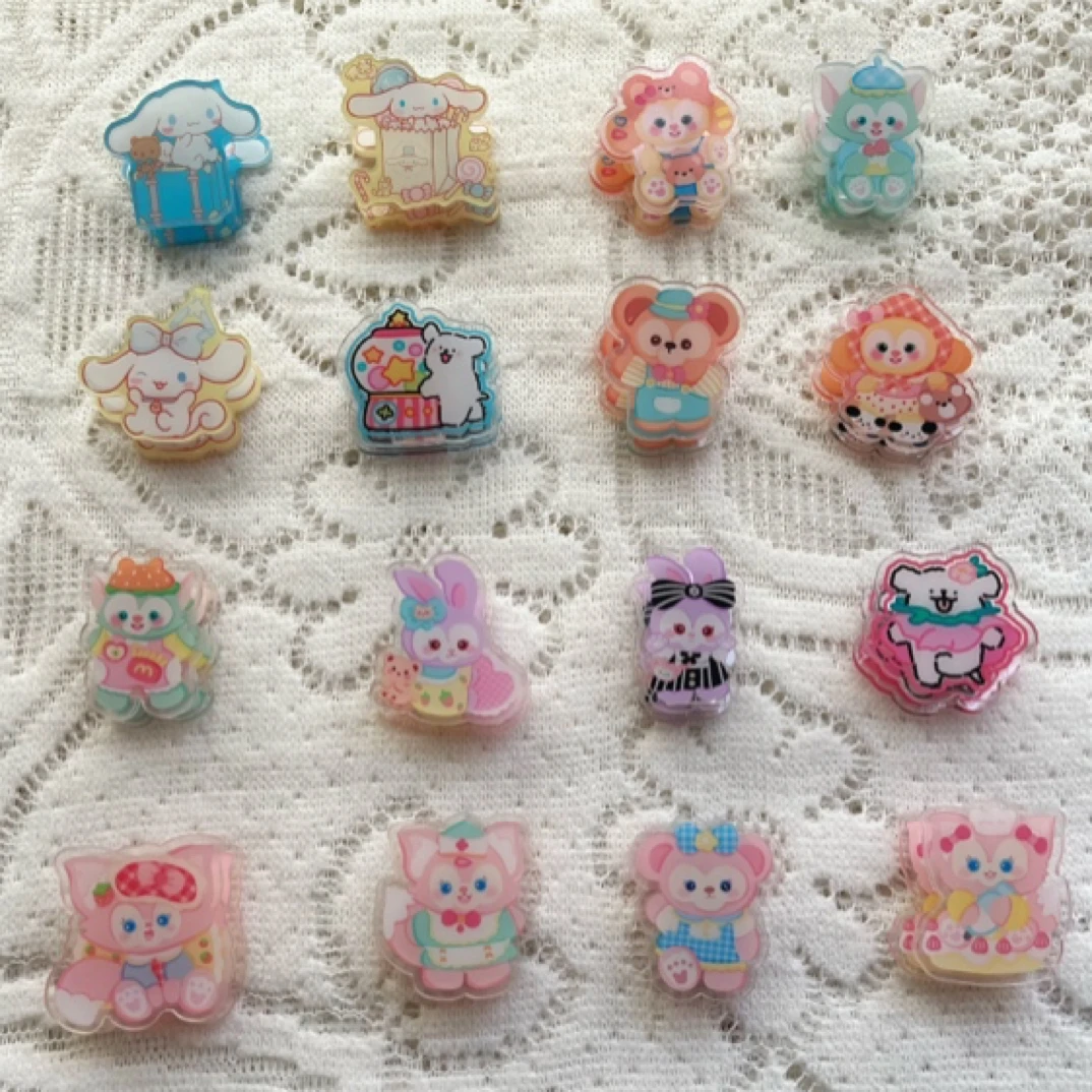 直播间对对碰卡通三丽鸥可爱蜡笔小新卡皮露比diy制作pp夹手账