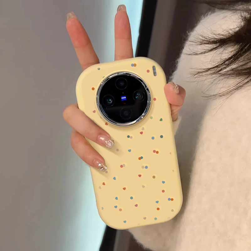 适用vivox100手机壳高级感小众x90pro全包超薄硅胶软壳x80女新款