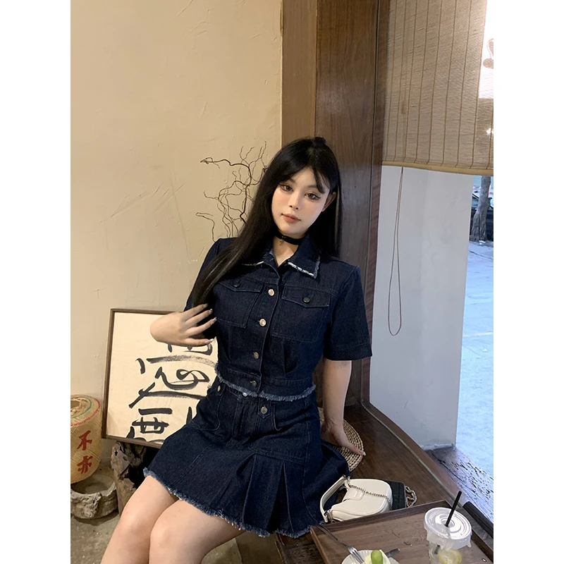 女装『真可以！蓝调布鲁斯套装』牛仔风98222CS8275/98222B4884