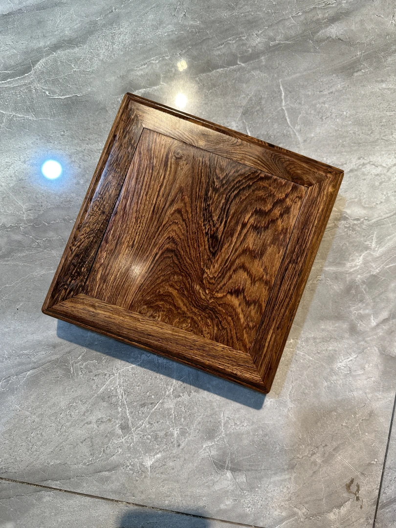 黄花梨 抽拉盒 茶饼盒 尺寸22✖️22厚6