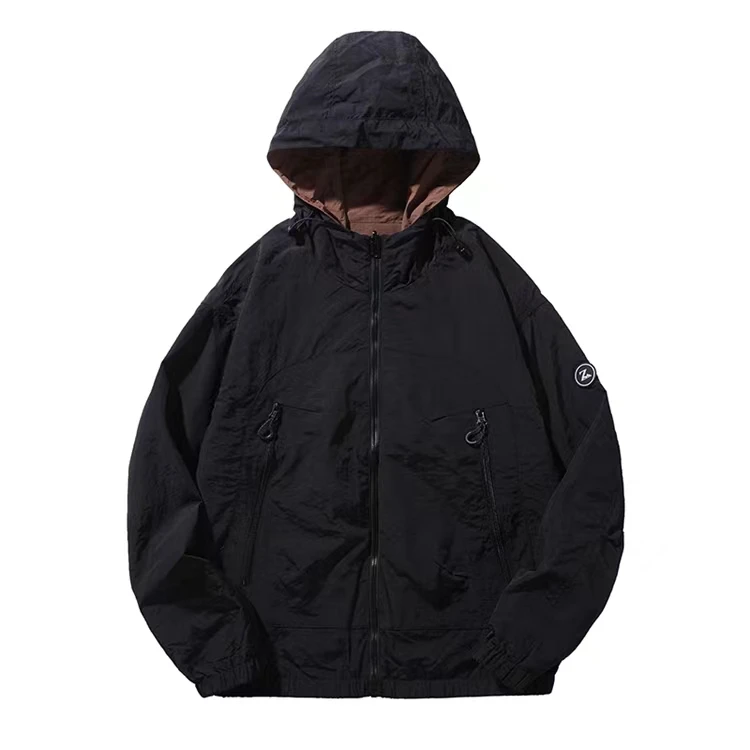 科技机能定制面料！防风防水双面穿男士保暖外套简约户外休闲