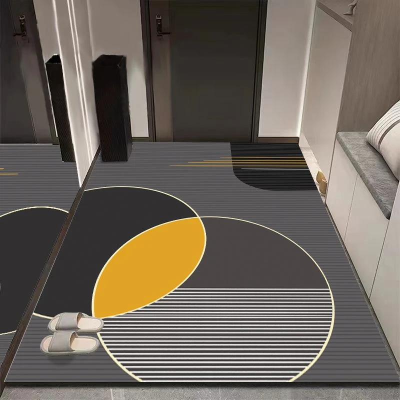 硅藻泥可裁剪地垫入户门垫进门除尘防滑吸水脚垫浴室厕所门口定制