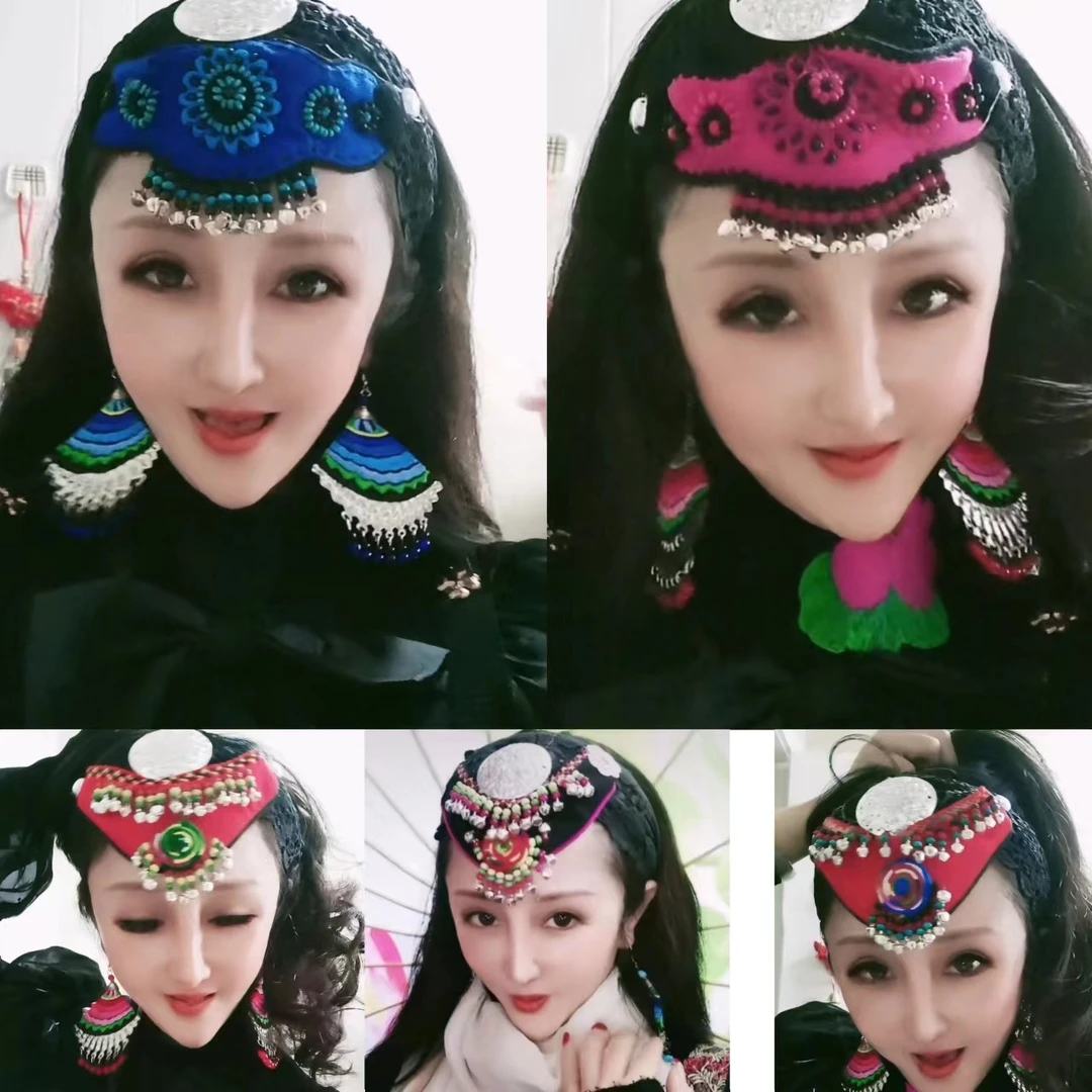 民族风旅游拍照发卡发饰铃铛款