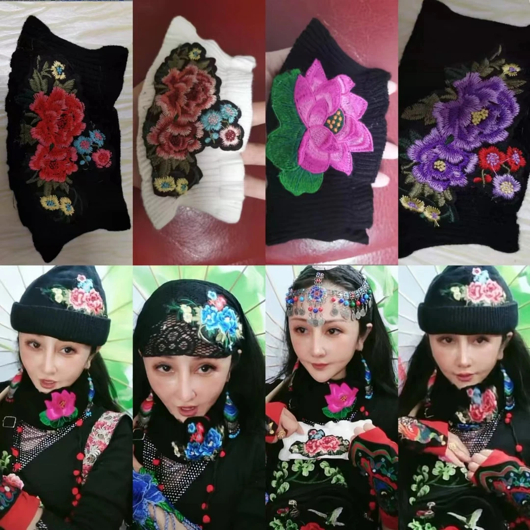 （1）秋冬款 针织民族风小围巾脖套