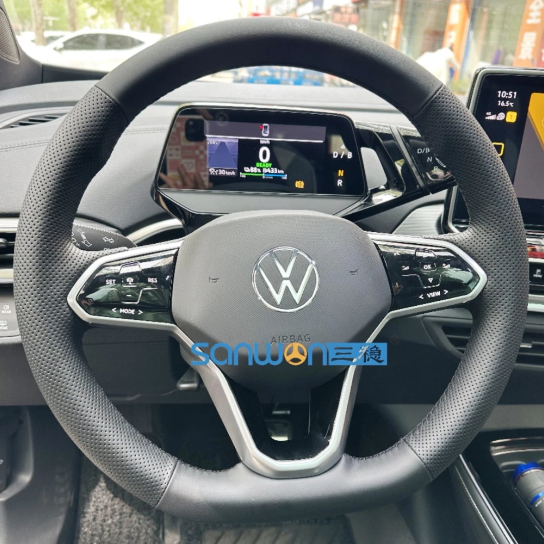 20迈腾/23速腾/ID3/ID4-专车专用手缝方向盘套抗菌纳帕材质