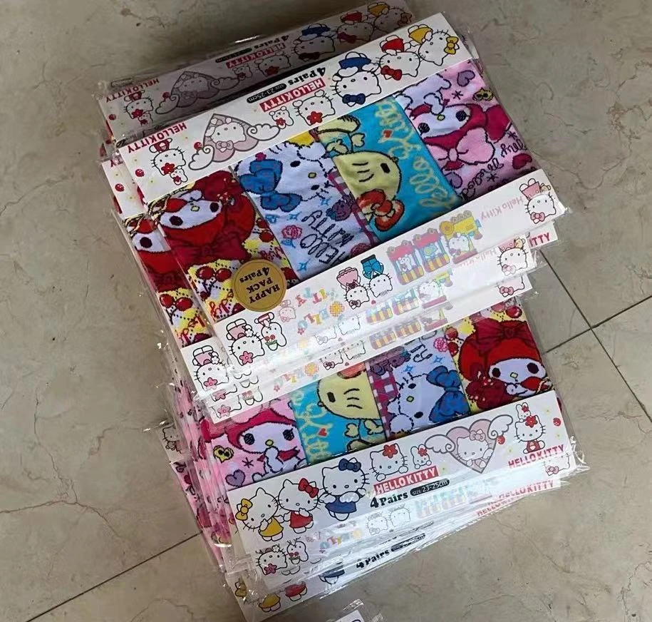 【粉丝专享】创意礼品卡通袜子4双装