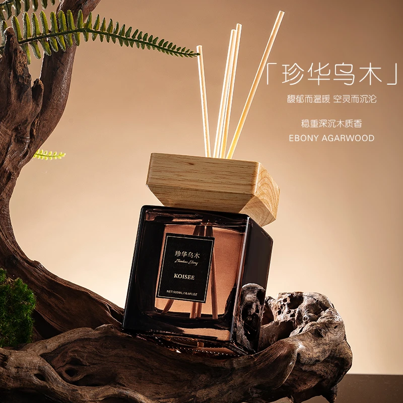 【500ML】高级经典香氛乌木玫瑰无火香薰精油经典酒店家用摆件