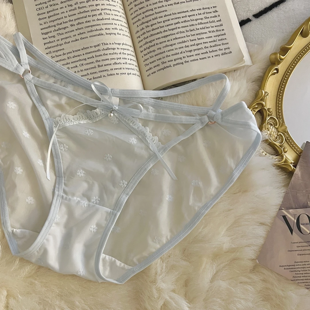 5条装混搭款高颜值性感蕾丝女士内裤福利组合纯棉底档！No退No换！