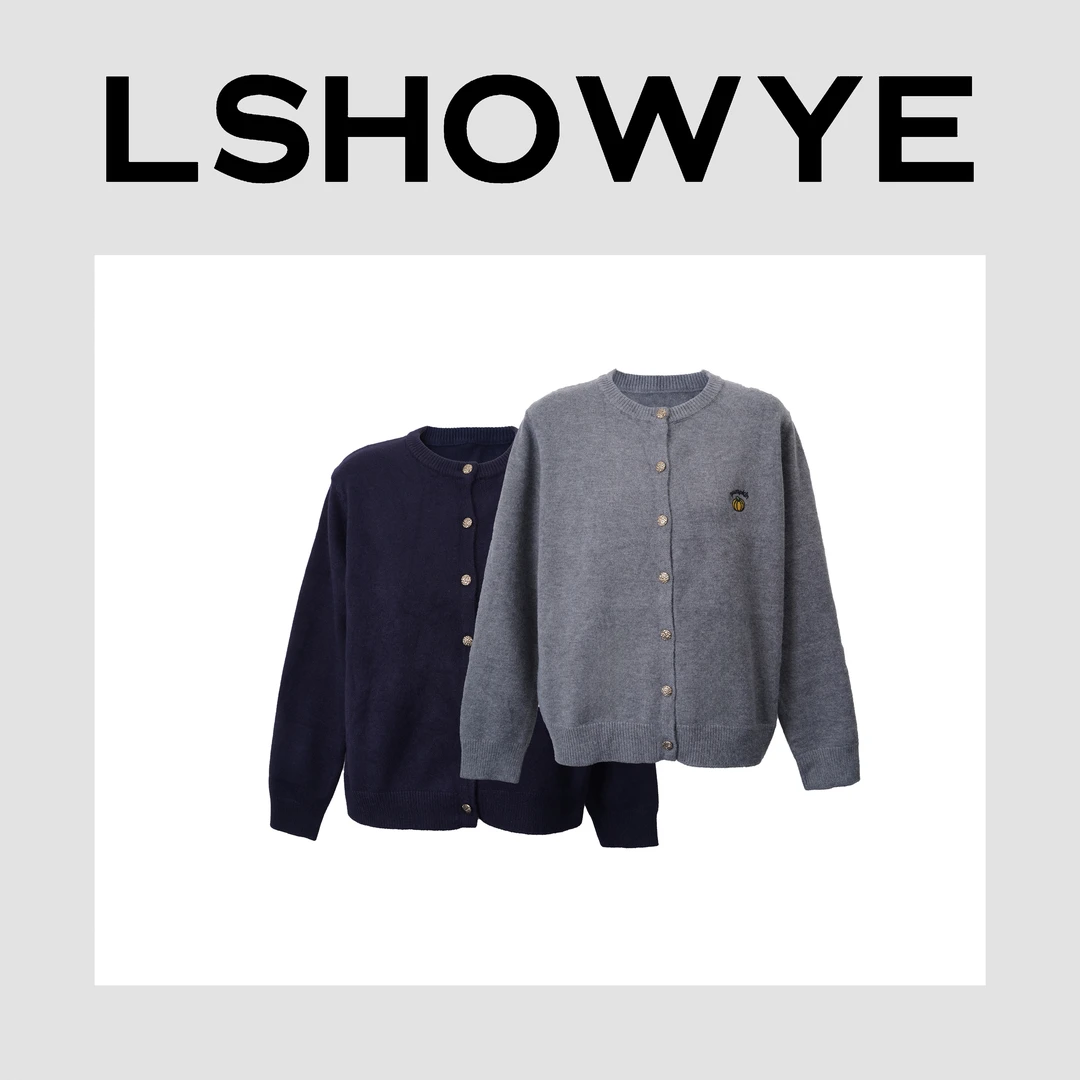 LSHOWYE｜刺绣南瓜毛织开衫 M9006JY