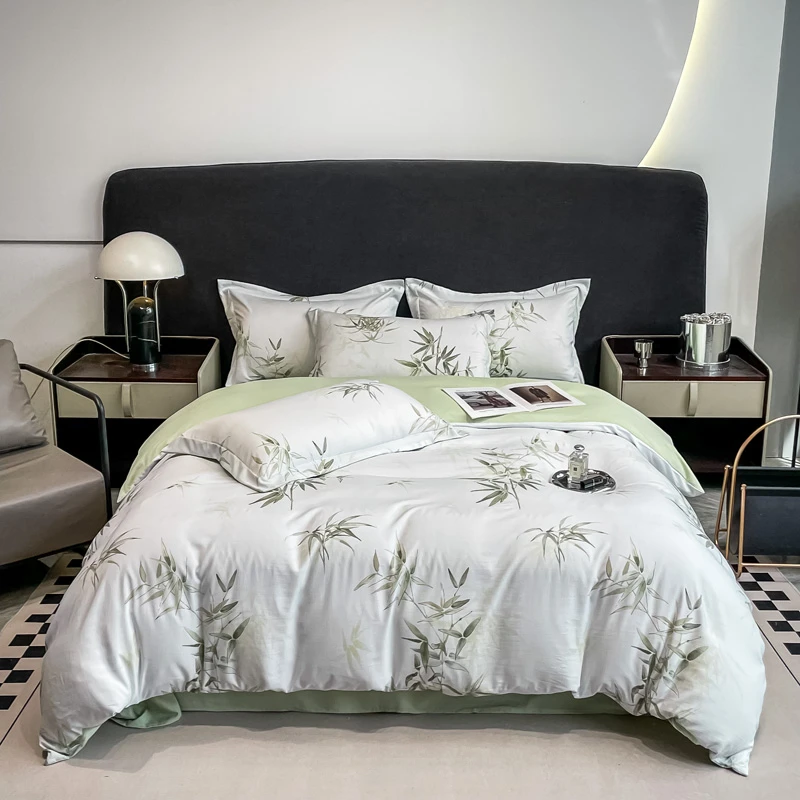 【朱丹专享】【南方生活】轻奢花语印花莱赛尔四件套-LH005