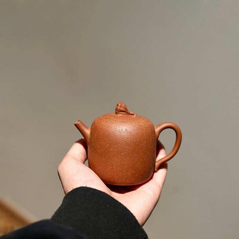 仓巴鹿人 莲生壶 宜兴紫砂壶原矿降坡泥纯手工制作中式茶器160cc