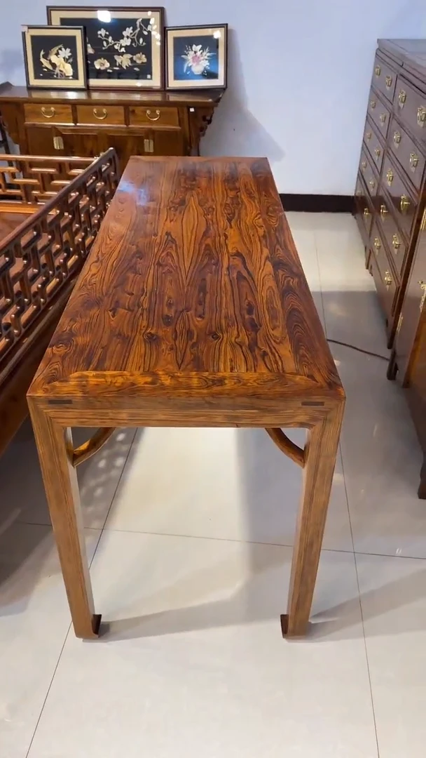 【闪购商品】黄花梨根雕条桌