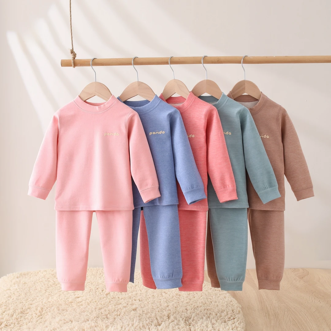 憨豆龙男童冬季保暖内衣秋衣秋裤婴儿套装家居服睡衣199303