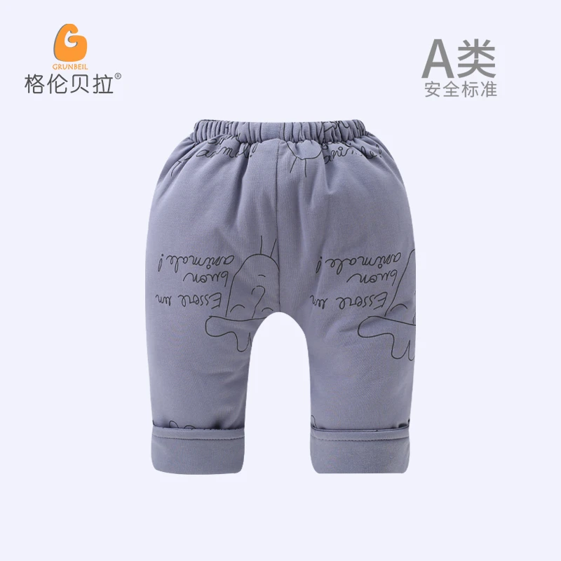 格伦贝拉宝宝冬季新品加棉保暖裤子  75B07