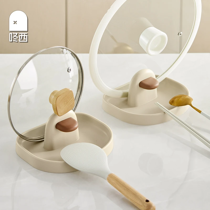 咚西创意锅盖架锅盖神器台面锅盖架多功能收纳架子家用锅铲置物架