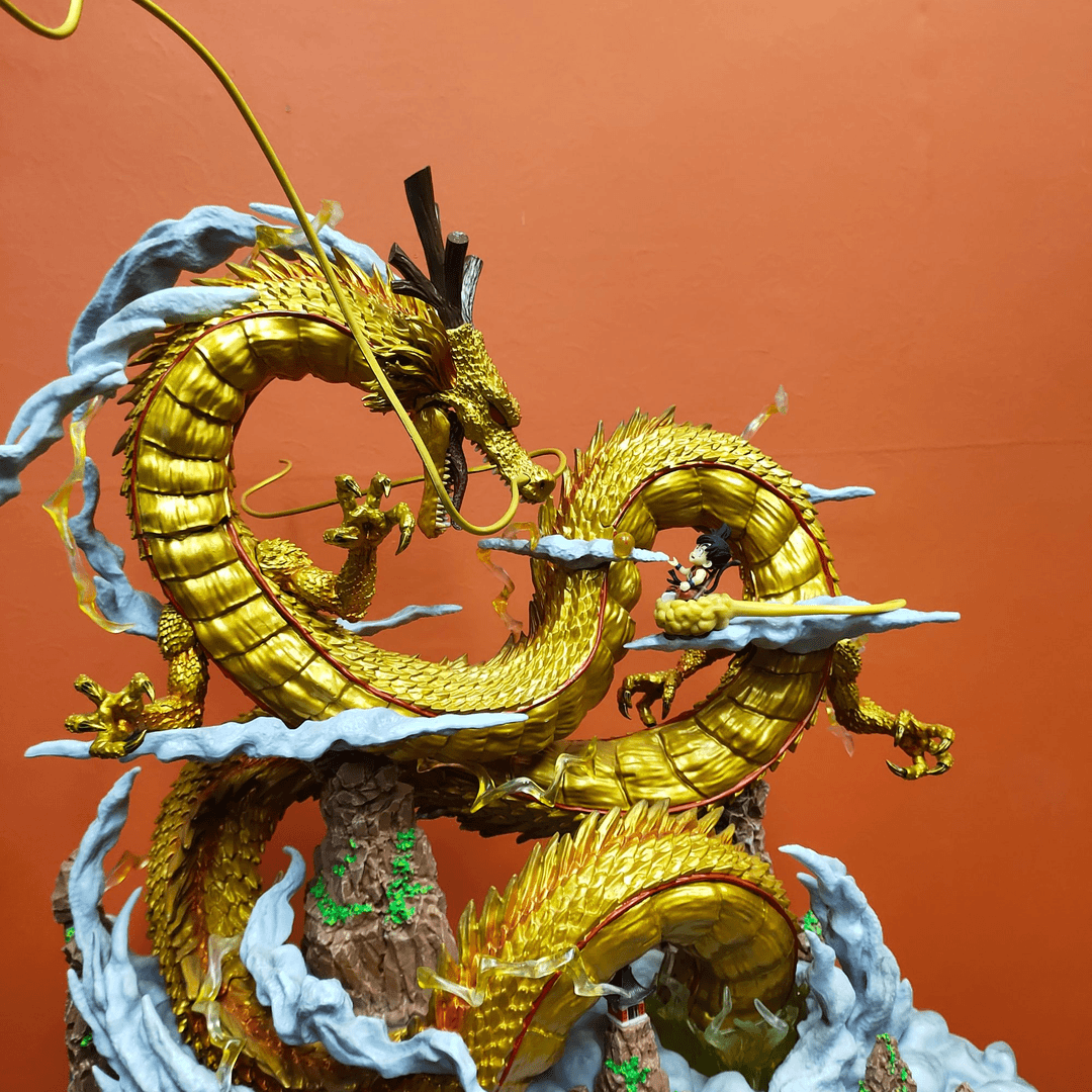 【七龙珠】优质版  金色神龙与小悟空  全款现货